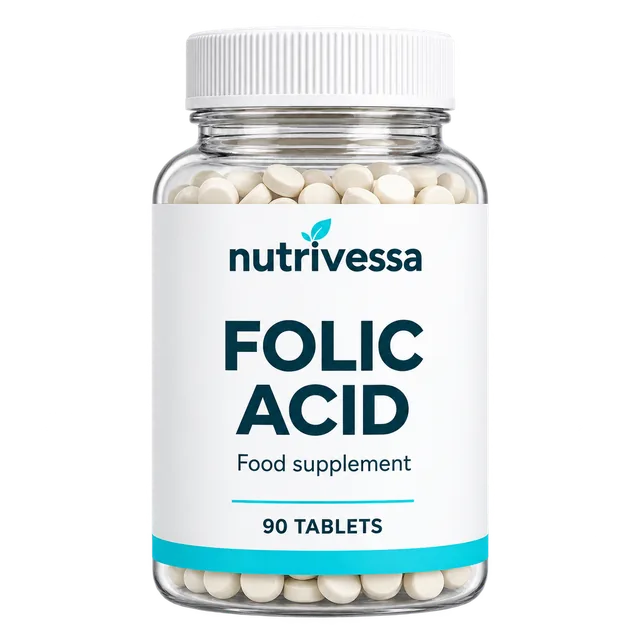 Folic Acid, Pack of 90