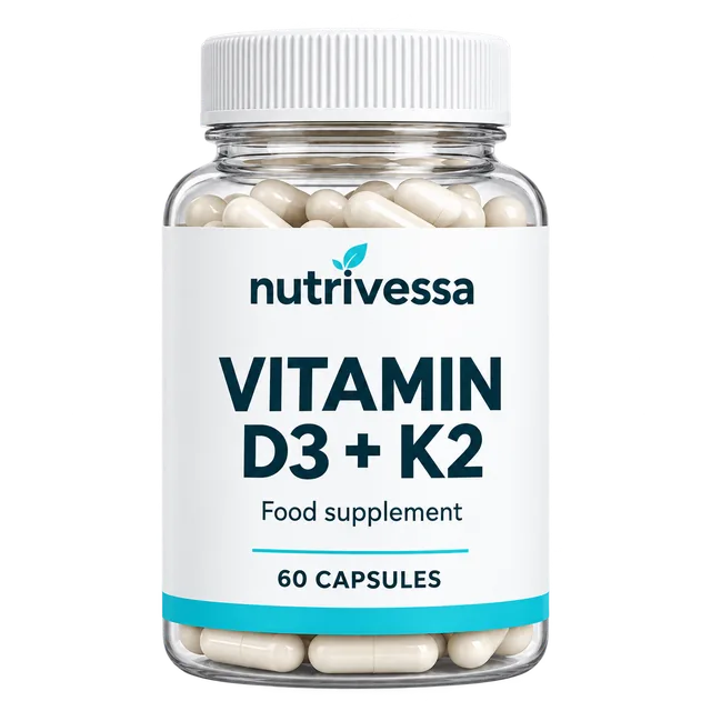 Vitamin D3 + K2, Pack of 60