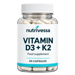 Vitamin D3 + K2, Pack of 60